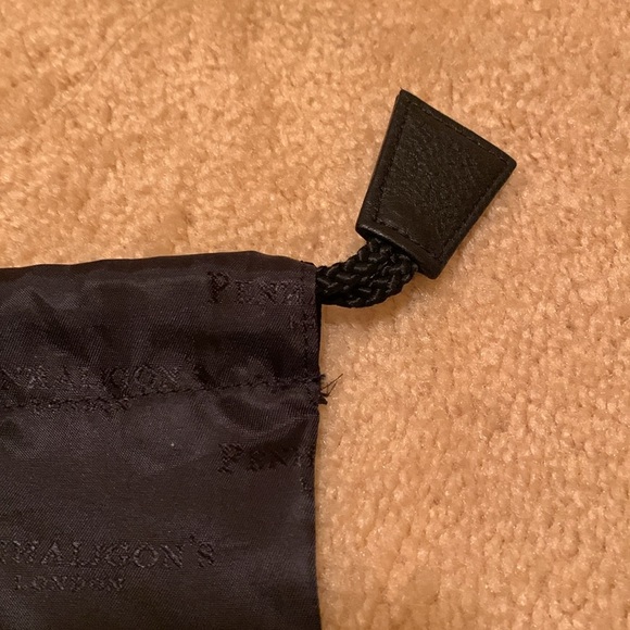 Penhaligon dust bag with corded leather tabbed pulls - Picture 4 of 8